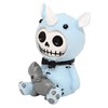 Mysticalls Furrybones Rhino Gothic Fantasy Skull Figurine
