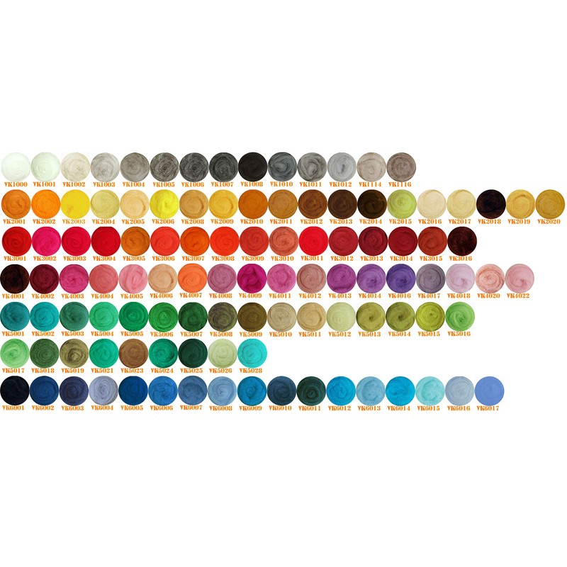 Felt Wool Colourful Mix Felt Mixed 100% Wool Brown Shades
