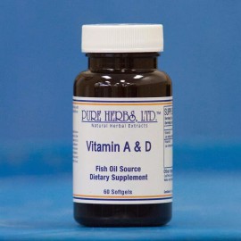 Pure Herbs: Vitamin A & D - softgels 60