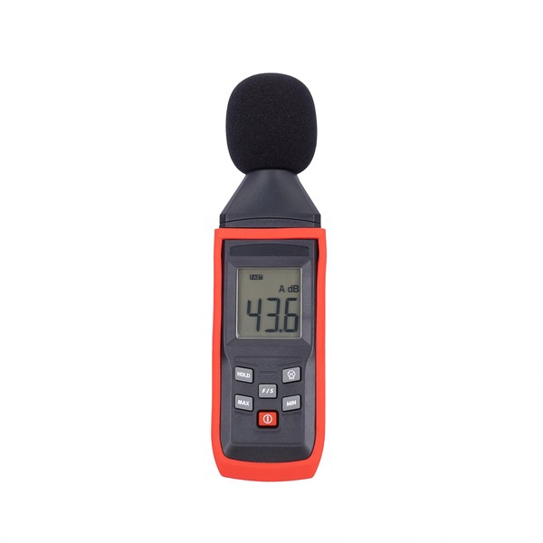 HFS(R) Digital Sound Meter Measuring Range 30dB-130dB High Accuracy LCD Display Volume Measurement Noise Level Measurement