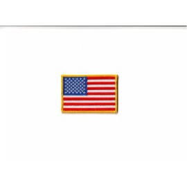 Vintage American Flag Cloth Patch Badge Motorcycle Auto Racing Original