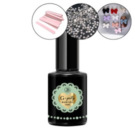 classic nail Gracia Jinbee Gijelly Base Gel 14ml + 30 Nail Parts / 그라시아 진비 지젤리 베이스젤 14ml+네일파츠 30개
