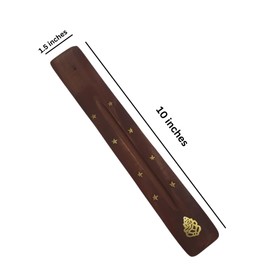 Lord Ganesha incence Stick Holders, Incense Burner Stick Holder Ash Catcher Wooden Stand for-Aromatherapy-Meditation-Yoga Insense Stick Holder for Home Décor, Wooden Incense Tray.