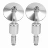 1 Pair 7/8" Round Handlebar Bar End Rear View Mirrors