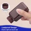PATIKIL Reagent Bottles, 6 Pcs 100ml HDPE Narrow Mouth Square