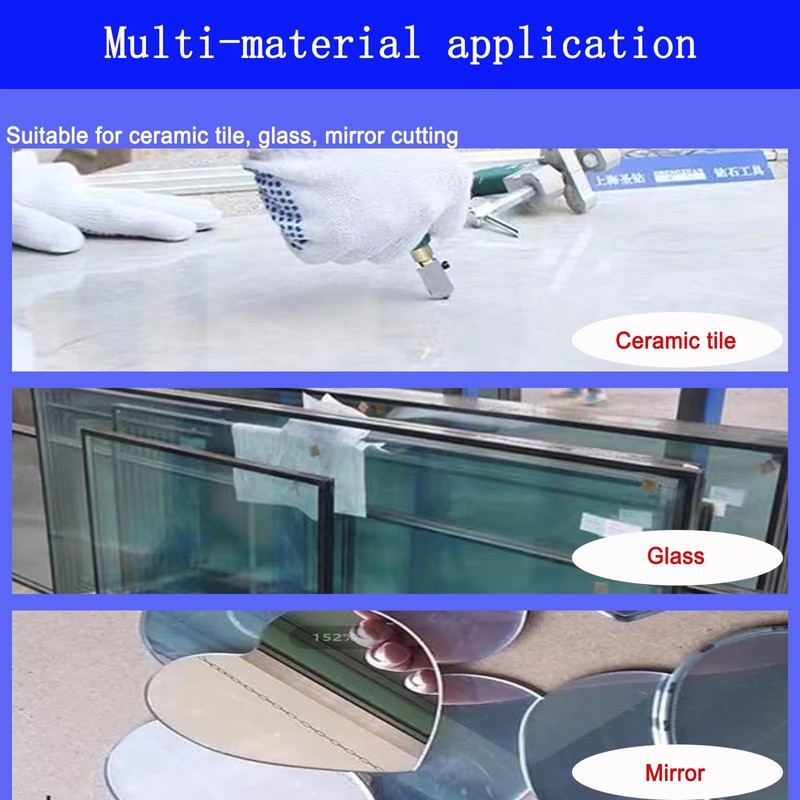 12 pcs Glass Cutter Tool set,Tile Cutter Hand Tool，Mirror Cutting