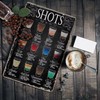 VOTHI Funny Retro Shots Menu Bar Signs for Home Bar