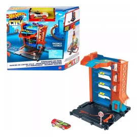 Hot Wheels City Aparcamiento Downtown Mattel
