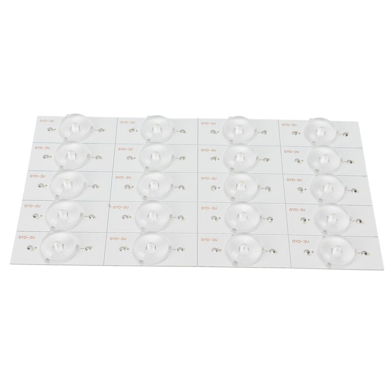 100Pcs SMD Lamp Beads 3V for 32‑65in TV Optical Lens