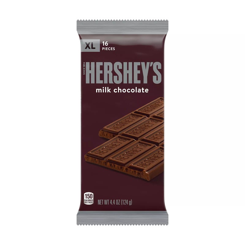 HERSHEY'S HERSHEYS XL Milk Chocolate Bars 192 Count Christmas Candy