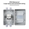 Dihool DC 100 Amp Breaker Outdoor Disconnect Miniature Circuit Breaker