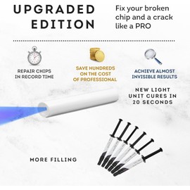 Granite, Marble & Stone Repair Kit - Fix Chips & Defects in Minutes | Restore Tiles & Countertops with Ease | for Quartz Corian Marble or Stone | Flawless Results Every Time | Repair Up to 20 Chips