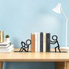 Cool Bookends, Unique Fun Decorative Book Ends, Heavy Duty Metal