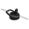 Fifty/Fifty A68002BK0 Wide Mouth Cap Lid Water Bottle with Straw,