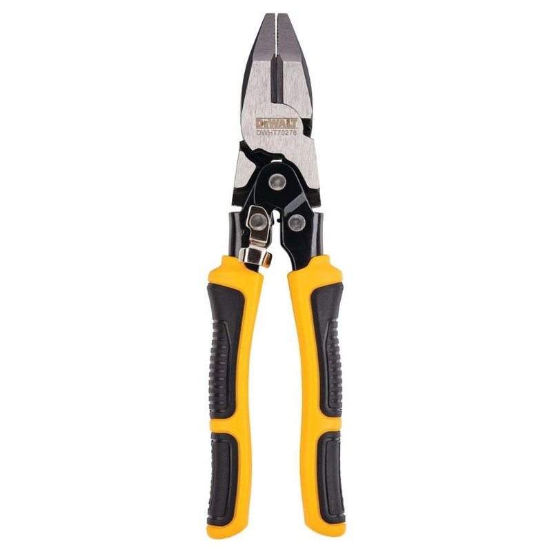 Dewalt Compound Action Linesman Pliers 200mm, with Induction Hardened Blades