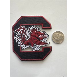USC South Carolina Gamecocks Vintage Embroidered Iron On Patch  3” X 2.75”
