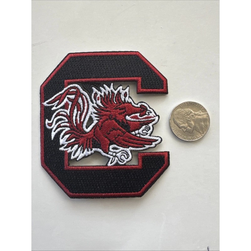 USC South Carolina Gamecocks Vintage Embroidered Iron On Patch 3”