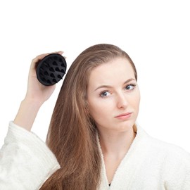 Kmchilj Hair Scalp Massager，Scrubber with Soft Silicone Bristles for Hair Growth & Dandruff Removal, Hair Shampoo Brush for Scalp Exfoliator