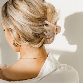 ATODEN Claw Clips for Thick Hair 3.15'' Octopus Hair Clips 5Pcs Large Hair Clips for Women Thick Hair Big Hair Clips Large Claw Clips Strong Grip Jumbo Jaw Clips Girls Hair Styling Accessories