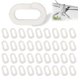 36Pcs Football Goal Net Clips, Goal Net Clips, Weatherproof Soccer Goal Accessories, Plastic Net Clips Easy To Fit For Football Soccer Nets, Tennis Nets, Outdoor Sports, Players Teammates(White)