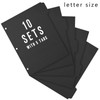 3 Ring Binder Dividers with 5-Tabs for Letter Size, 1/5