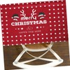 ULTECHNOVO Christmas Tablecloth Rectangle Cover Washable Holiday Table Decor for