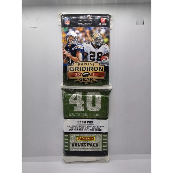 2011 Gridiron Gear Football Value Jumbo Rack Pack Factory Sealed