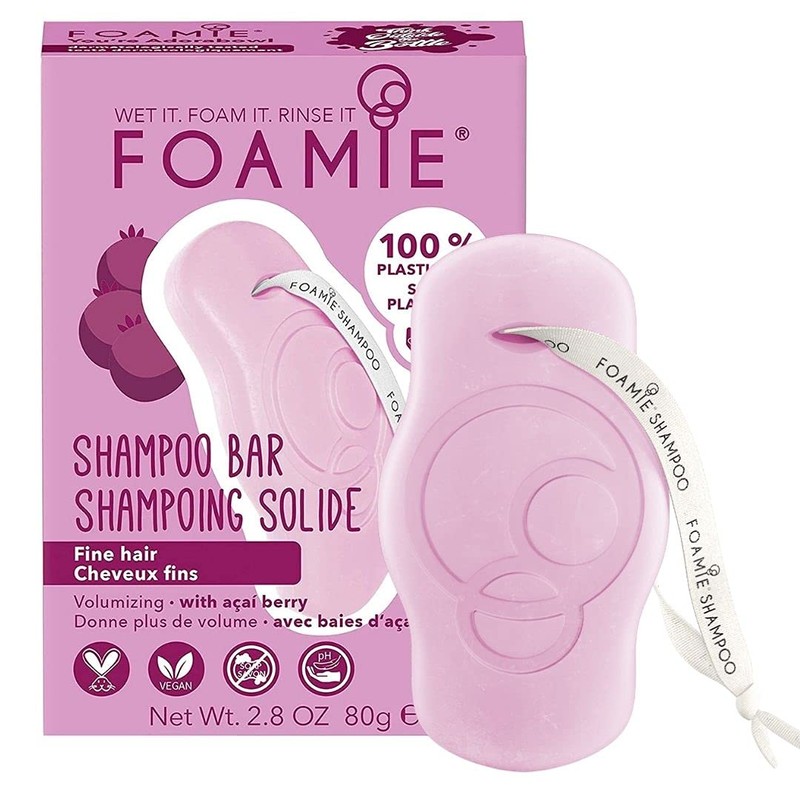 FOAMIE Shampoo Sólido para Cabello Fino y Delgado sin Sulfatos
