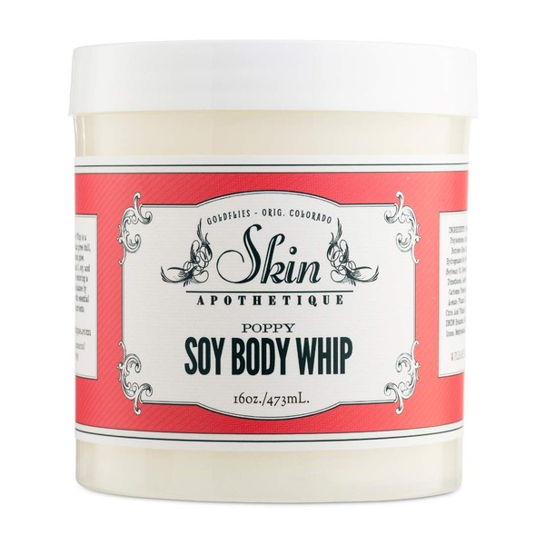 Skin Apothetique Soy Body Whip, 16 ounce, Poppy