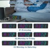 BANRIA Soldering Practice Kit,4-Digit Digital Alarm Clock Kit with RGB