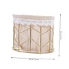 SHOWERORO 1pc Dried Flower Basket Elegant Pen Holder Adornment Multi