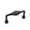 Black Wrought Iron Birdcage Drawer Handle Cabinet Pull 5" Set