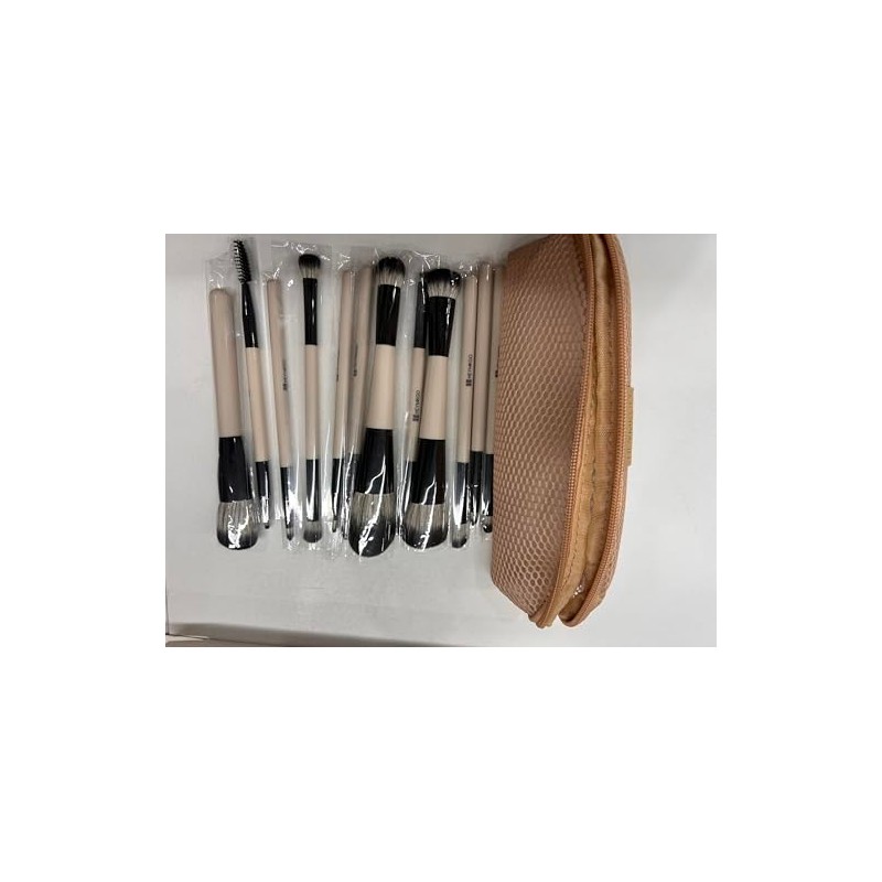 HEYMKGO Pinselset Makeup 12PCS Doppelseitiges Professionelles Makeup Pinsel Set -