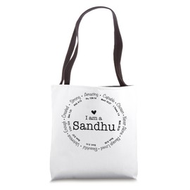 Sandhu Family Name - Mom Name Mothers Day Tote Bag