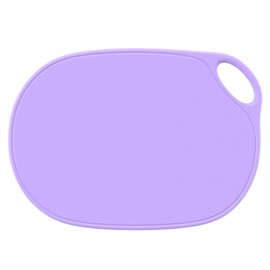 Li&Zhao Plastic Cutting Boards for Kitchen - Chopping Board Small Cutting Board for Meat Cutting Mats for Kitchen Cooking (Purple)
