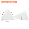 QUARKZMAN 200 g Glass Mosaic Triangle 14 mm White Glass