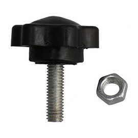 BQLZR 2.9x2.4cm Black Music Stand Handle Installation Screw for Musical Instrument Accessories Parts