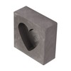 Graphite Mold Heart Shape Graphite Casting Ingot Mould for Gold