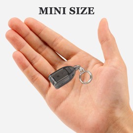 Modixun 3Pack Travel Keychain Finger Nail Clippers, Mini Foldable Stainless Steel Nail Cutter, Portable Nail Clippers with Nail Files