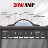 CXLWZ Electric Guitar Amp 20 Watt Amplifier Portable Amp with