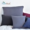 NatureMark Pack of 2 Jersey Cushion Covers, Side Sleeper Pillows,