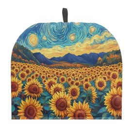 Yorfeemge Tea Cozy Insulated Tea Cozy for Teapot Large Tea Kettle Dust Cover for Kitchen Table Decorative Tea Cozies Sunflower Oil Painting