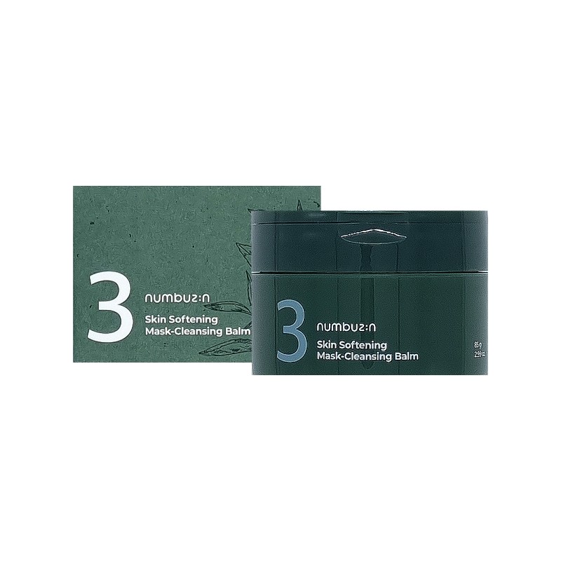 Numbersin No. 3 Green Tea Charcoal Pore Cleansing Pack Balm