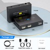 VPFET HDMI KVM USB Extender 394ft 120M Over Cat 5e