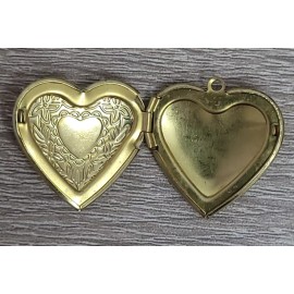 SWEETHEART US Military Army Senior Jump Wing LOCKET Pendant DOUBLE PHOTO