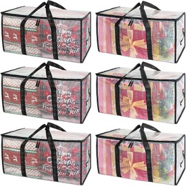 ZGO 6-Pack Oversized Moving Bags with Reinforced Handles