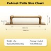 Goo-Ki Cabinet Pulls with Backplate Back Plate Antique Brass, 5"