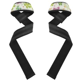 St Green - Correas de levantamiento de mariposas bohemias de 26 pulgadas, antideslizantes, resistentes, para levantamiento de pesas, levantamiento de peso, ejercicio, entrenamiento de fuerza