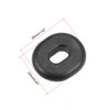 sourcing map Side Cover Feed-Through Single Sided Oval Rubber Washer