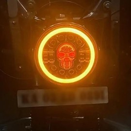 Headlights Skull LED Headlight Motorcycle LED Motorcycle Light Motorcycle Headlight Mount LED Light Motorcycle LED Skull Motorcycle Headlight Motorcycle Headlight LED